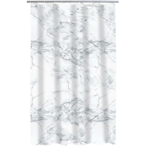 grau Duschvorhang Textil B x H 180 x 200cm Relax Vorhang Dusche Wanne braun