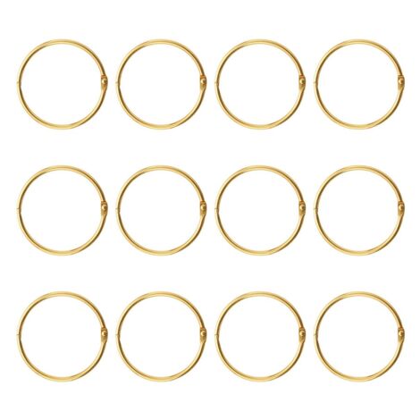Duschvorhangringe VARA 12Stk/Pck Gold Produktbild-Vorschau 3