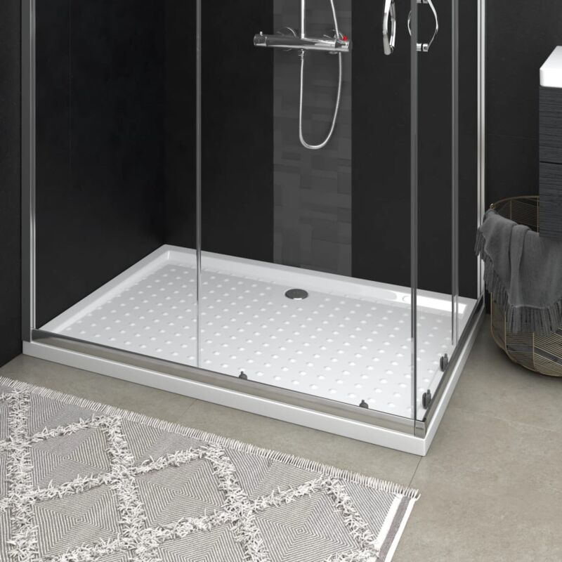 Duschwanne Anti-rutsch Weiß 80x120x4 Cm Abs - Vidaxl