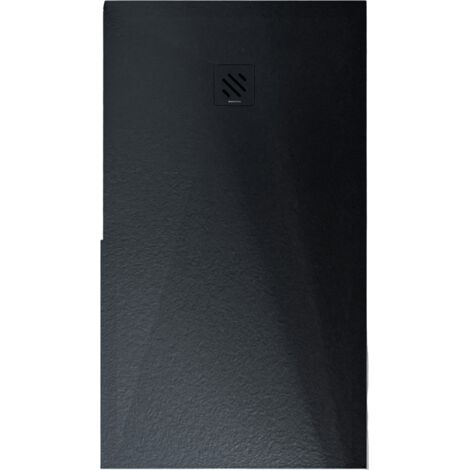Duravit Duschtasse DuraBayas 120x90 Cm, Flach 2,5 Cm Hoch, Dunkelgrau Matt – Aus Mineralguss