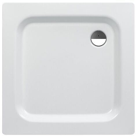 Duschwanne ERAM Quadrat 800 x 65 x 800 mm, Stahl-Emaille, weiß