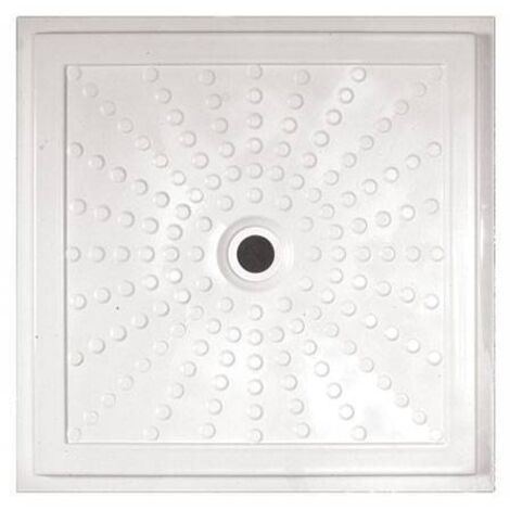Duschwanne für Behinderte 80 x 80 cm bodenbündig IDRAL 15200  weiß