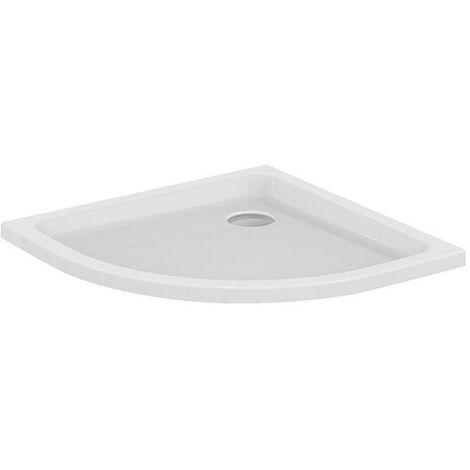 Duschwanne Ideal Standard Hotline Viertelkreis 900 x 80 x 900 mm, Radius 550 mm, Acryl, weiß - K278001