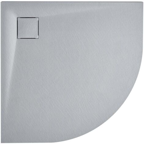 Duschwanne PARON 80 x 80 x 3 cm Grau
