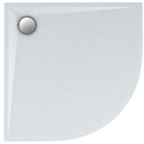 Duschwanne Viertelkreis Stabildense® Ultralight Premium AURA WHITE STONE 90x90 cm