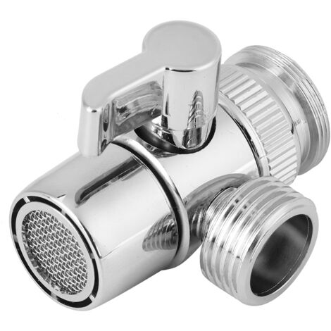 Duschwaschbecken-Handbrause-Set mit Schaumstoff-Duschkopf, Wasserhahn-Adapter, ABS, Edelstahl, Chrom, 80°C, G3/4, G1/2