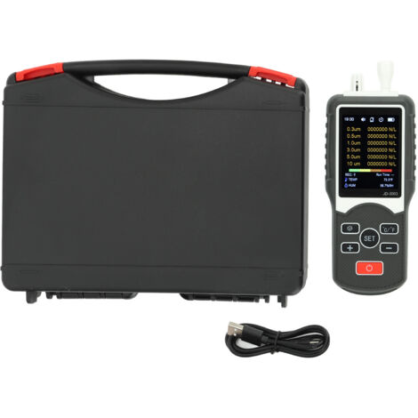Dust Particle Counter Professional Particulate Matter Tester Air Quality Monitor for Indoor Outdoor