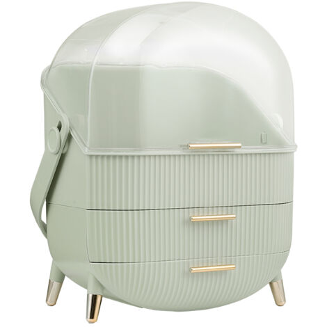 Dustproof Makeup Organizer with Drawers
