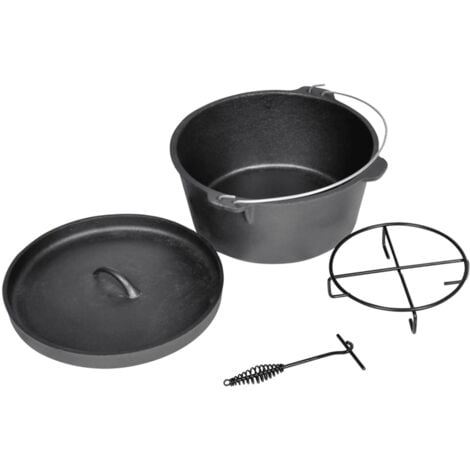 Dutch Oven cooking pot 9QT vidaXL