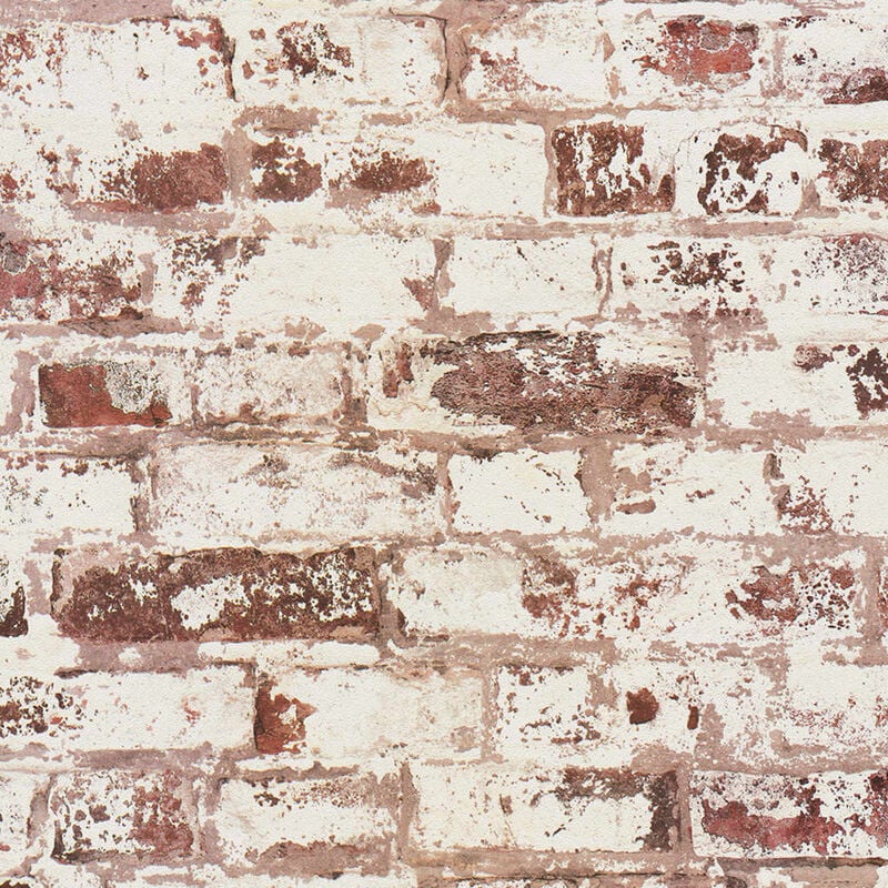 

Papel de pared ladrillo rojo y blanco - Multicolor - Dutch Wallcoverings