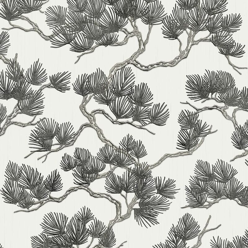 

Papel de pared pino blanco y negro - Multicolor - Dutch Wallcoverings