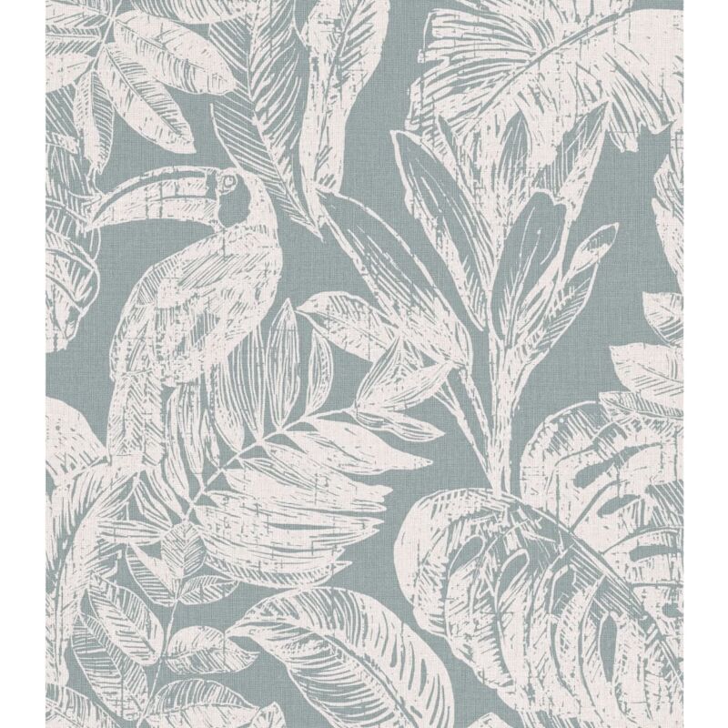 

Papel de pared Rebecca gris y blanco - Multicolor - Dutch Wallcoverings