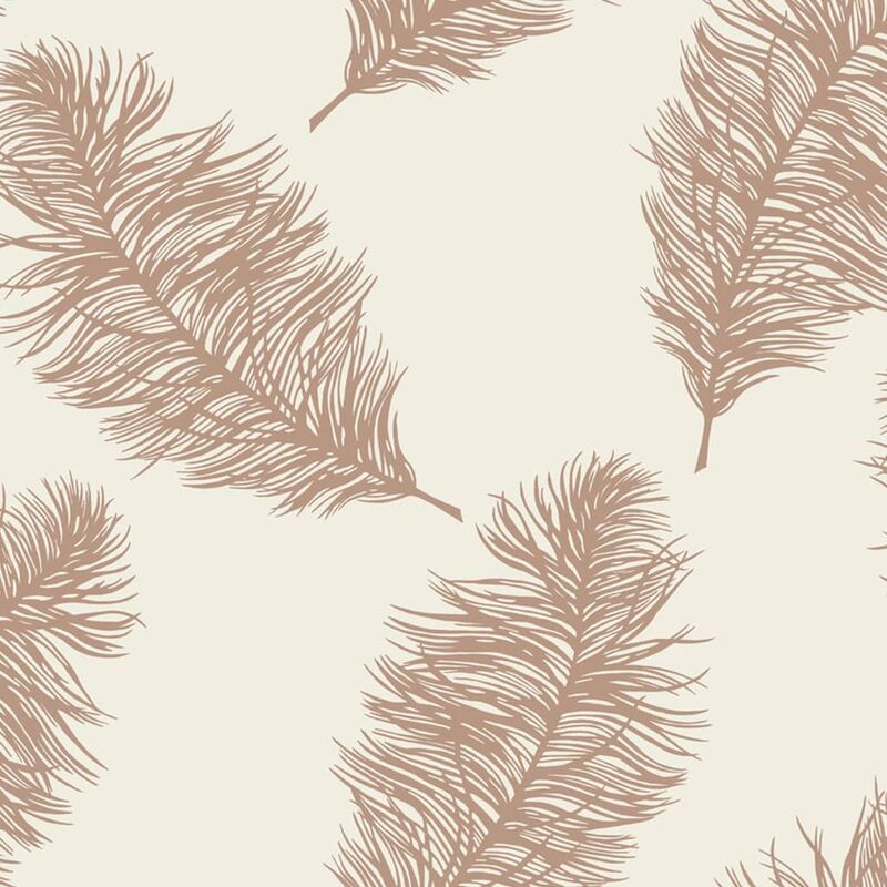 

Papel pintado Fawning Feather crema - Crema - Dutch Wallcoverings