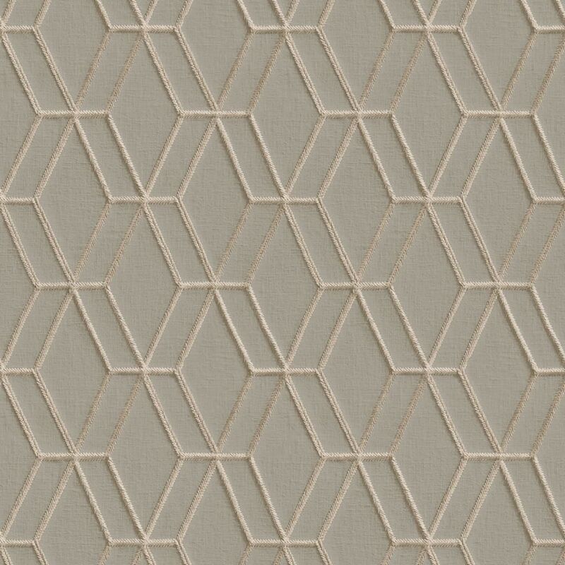 

Papel pintado hexagonal gris - Gris - Dutch Wallcoverings