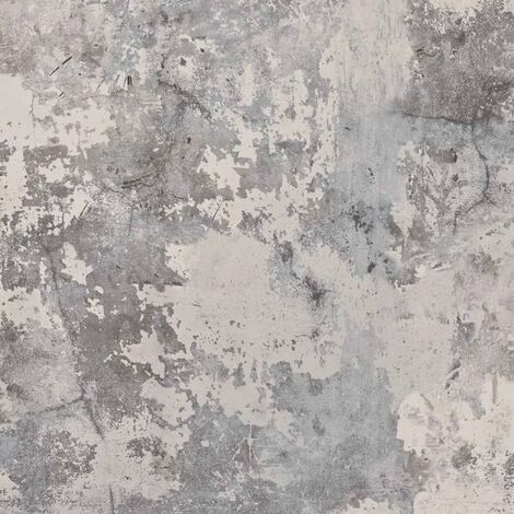 DUTCH WALLCOVERINGS Papier peint Béton Gris foncé LITZEE