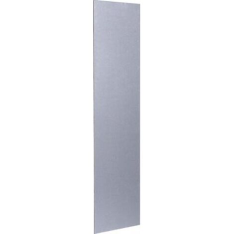 Duval – Plaque de propreté en aluminium 220x60mm – À coller – Finition soignée pour portes – Installation facile sur surfaces propres