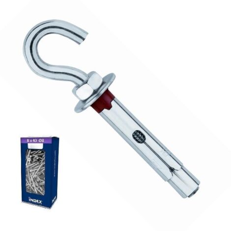 DUVER box anclaje metalico ch-gancho cincado anc.ch-to 8-60 br-10