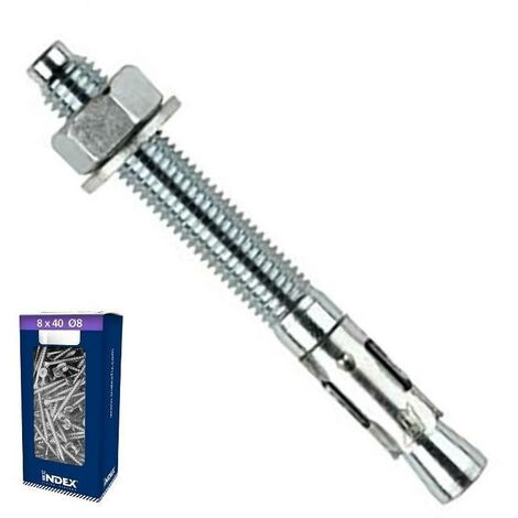 DUVER box anclaje perno mta cincado anc.perno 12-90 , 0CAJA