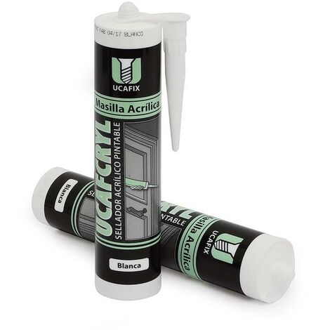DUVER cartucho masilla acrilica blanca 310ml blanco nitido , ACRYRUB Masilla acrílicaColor: blancoCantidad: 310mlCARACTERÍSTICAS Y APLICACIONES: S