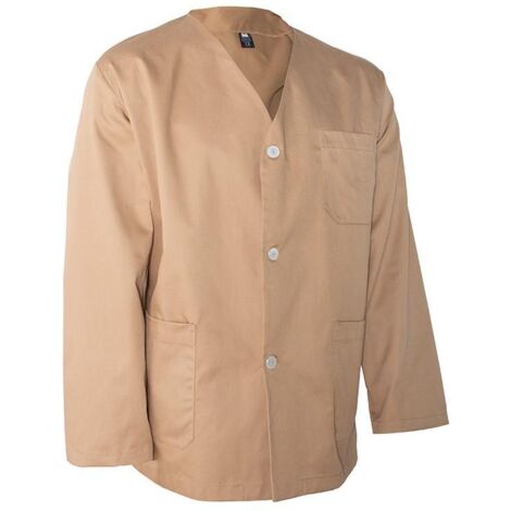 DUVER chaqueta sin solapa color beige talla s-xxl talla xl , 
TALLA:XL,ROPA LABORAL:BATAS,Pais Origen:ES,
ROPA LABORAL:BATAS,Pais Origen:ES,