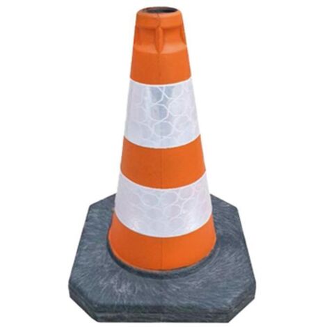 DUVER cono señalizacion pvc fluor 50cm , 0UNIDADES , DUVER cono señalizacion pvc fluor 50cm , 0UNIDADES