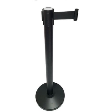 DUVER poste separador negro cinta negra 3m , 0UNIDADES , DUVER poste separador negro cinta negra 3m , 0UNIDADES