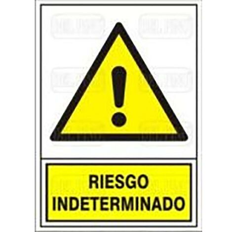 DUVER señal 329 plast.420x297''riesg.indeterm'' , 0UNIDADES