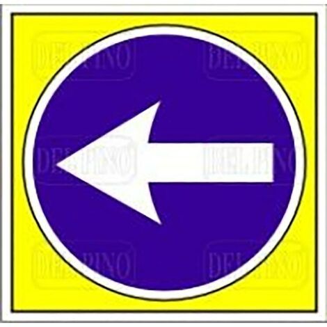 DUVER señal 457 plast.345x345''dir.obligatoria'' , 0UNIDADES