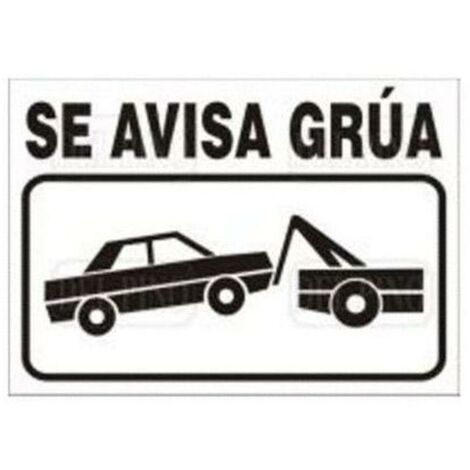 DUVER señal 841 alum.297x210 ''se avisa grúa'' , 0UNIDADES