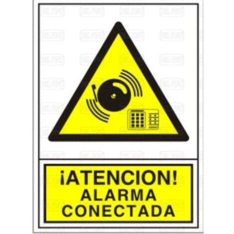 DUVER señal adhesiva 105x74 1305 alarma conector , 0UNIDADES