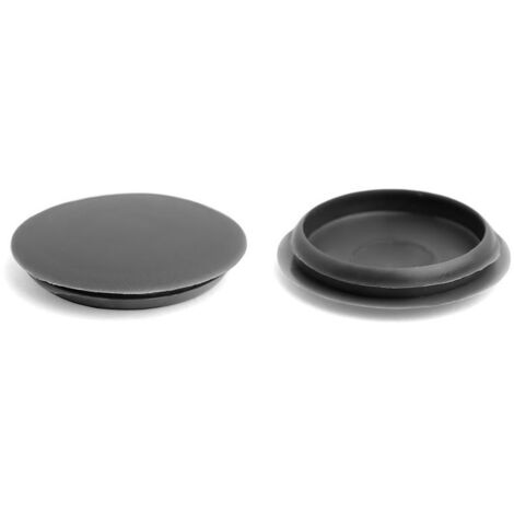 DUVER tapa embellecedora plast.antracita ag.25mm (caja 300) , 0CIENTOS