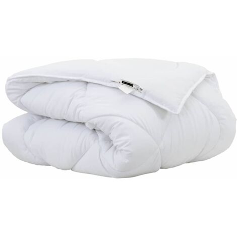 Duvet d'hiver Blanc 240 x 222 x 5 cm Polyester