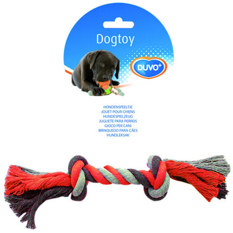 DUVO + 4705013 Dog Tug Toy Rope with Knot