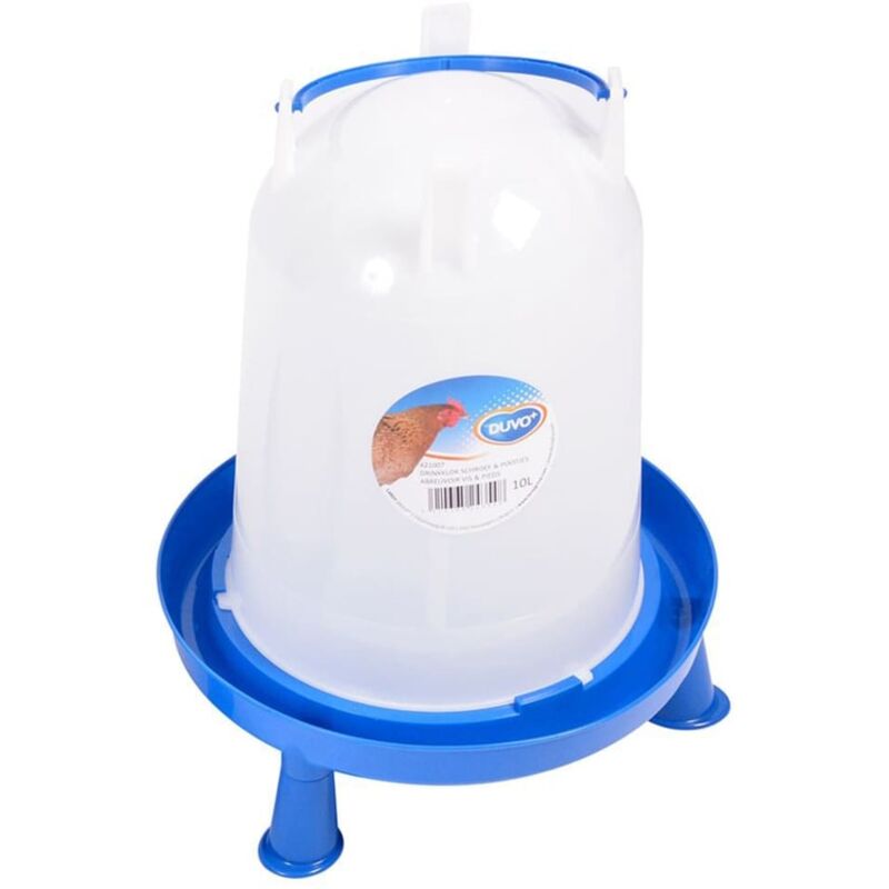 

Bebedero para aves con asa y pies 10 L - Blanco - Duvo+