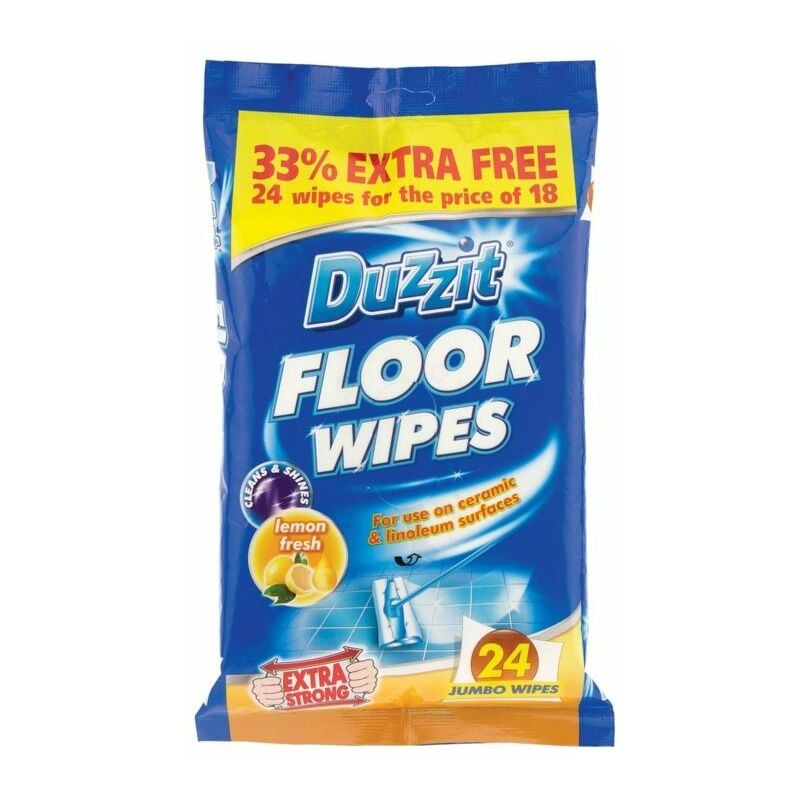 Floor Wipes Pack 30 - - Duzzit