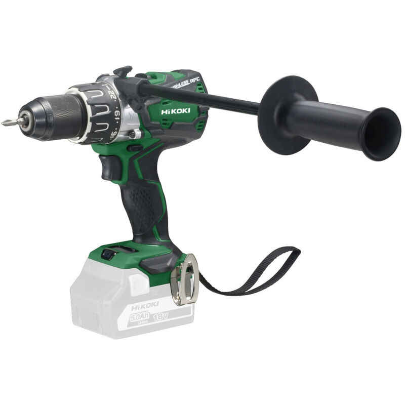 

Hitachi - Hikoki - Taladro atornillador de impacto con batería de 5.0Ah y 136Nm - DV18DBL2