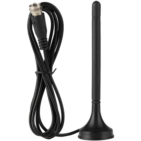 DVB-T-Digital-Autoantenne für den Innenbereich, HDTV, UHF/VHF-Dualband, Magnetfuß, 10 dB