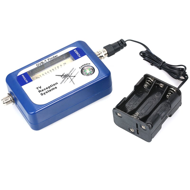 DVB-T Finder Antenne TV numérique terrestre Signal Puissance Force Mètre Pointer TV Réception Systèmes avec boussole