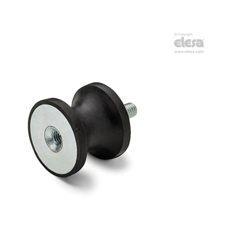 Elesa - Rubber buffer-DVC.2-75-60-40-M12-37-40