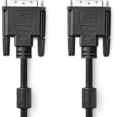Dvi kabel dvi d 241 pin stecker dvi d 241 pin stecker 2560x1600 vernickelt 200 m gerade pvc schwarz box