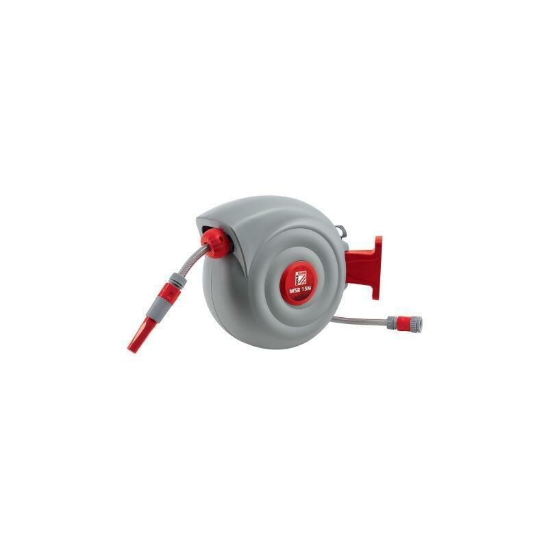 Holzmann Maschinen WSR15M Gartenschlauchaufroller 15m 1/2 Zoll 1 St. Grau, Rot