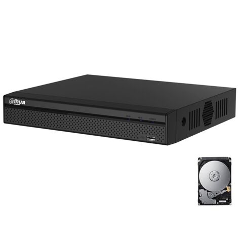 DVR 4 CANALI DAHUA CLOUD P2P 5 MPX WizSense HARD DISK 2 TB