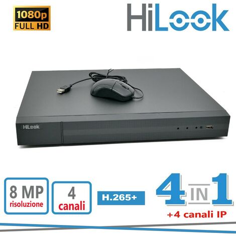 DVR 4CH+4IP 8MP H.265+ 4IN1
