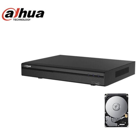 DVR DAHUA 16 CANALI AHD CVI TVI CVBS IP IBRIDO CLOUD 5 MPX XVR5116HS-X HD 2 TB