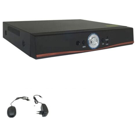 DVR NVR AHD TVI CVI VIDEOSORVEGLIANZA H264 HDMI LAN 4CH CANALI AUDIO VIDEO