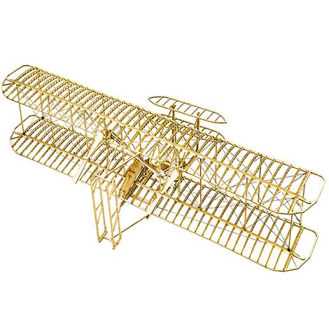 DWH VC01 Escala 1:18 510 mm Envergadura DIY Avion Modelo de madera estatico Avion 3D Puzzle Craft Kit Avion con caja de madera Rompecabezas Educativo STEM DIY Modelo de construccion de juguete para la decoracion del hogar Regalo de cumpleanos para adolesc