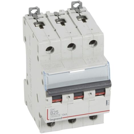 DX³ Disjoncteur 3P courbe B 25A 6kA/10kA - LEG407534