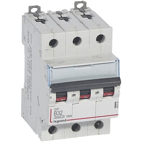 DX³ Disjoncteur 3P courbe B 32A 6kA/10kA - LEG407535