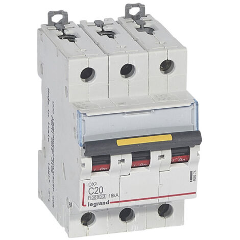 DX³ Disjoncteur 3P courbe C 20A 10kA/16kA - LEG409274