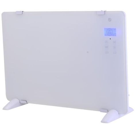 DX DREXON CHAUFFAGE RAYONNANT VERRE MOBILE NOÉ 1500W BLANC 921220